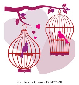 Birdcage vector