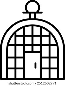 Birdcage Vector Icon Design Symbol