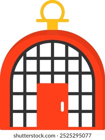 Birdcage Vector Icon Design Symbol