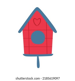 Birdhouse Doodle Style Hand Drawing Birdhouse Stock Vector (Royalty ...