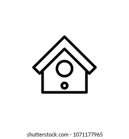 birdhouse icon. Element of minimalistic icons for mobile concept and web apps. Thin line icon for website design and development, app development