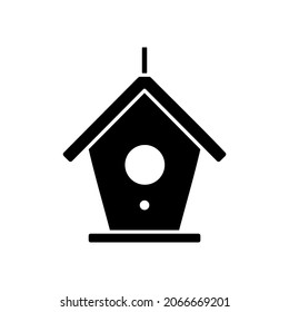 birdhouse icon with flat style