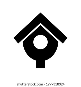 birdhouse icon or logo isolated sign symbol vector illustration - high quality black style vector icons
