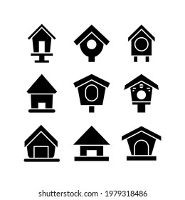 birdhouse icon or logo isolated sign symbol vector illustration - Collection of high quality black style vector icons
