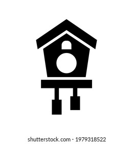 birdhouse icon or logo isolated sign symbol vector illustration - high quality black style vector icons
