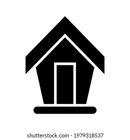 birdhouse icon or logo isolated sign symbol vector illustration - high quality black style vector icons
