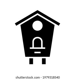 birdhouse icon or logo isolated sign symbol vector illustration - high quality black style vector icons

