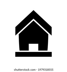 birdhouse icon or logo isolated sign symbol vector illustration - high quality black style vector icons

