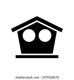 birdhouse icon or logo isolated sign symbol vector illustration - high quality black style vector icons
