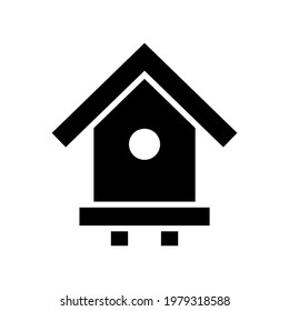 birdhouse icon or logo isolated sign symbol vector illustration - high quality black style vector icons
