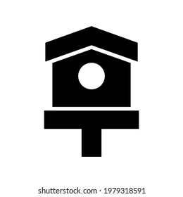 birdhouse icon or logo isolated sign symbol vector illustration - high quality black style vector icons

