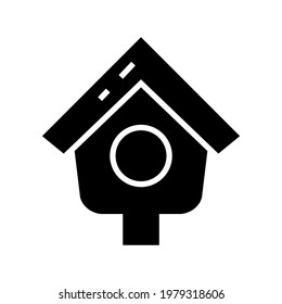 birdhouse icon or logo isolated sign symbol vector illustration - high quality black style vector icons
