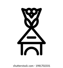birdhouse icon or logo isolated sign symbol vector illustration - high quality black style vector icons
