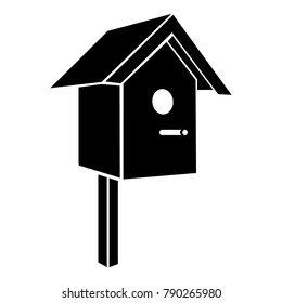 Birdhouse icon. Simple illustration of birdhouse vector icon for web