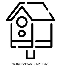 Primavera de iconos de la casa de familia, para uiux, web, aplicación, infografía, etc