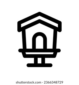 birdhouse line icon. vector icon for your website, mobile, presentation, and logo design.