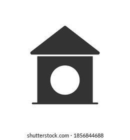 birdhouse nest icon vector illustration
