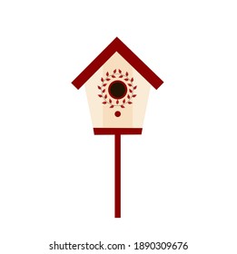 birdhouse on a white background