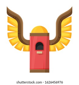 Birdhouse vector icon.Cartoon vector icon isolated on white background birdhouse.