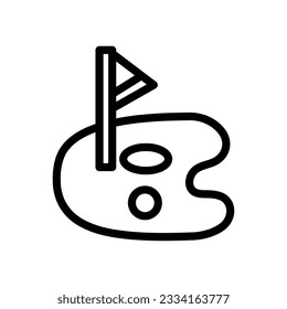 birdie line icon illustration vector graphic. Simple element illustration vector graphic, suitable for app, websites, and presentations isolated on white background