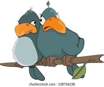 Birdies. Cartoon