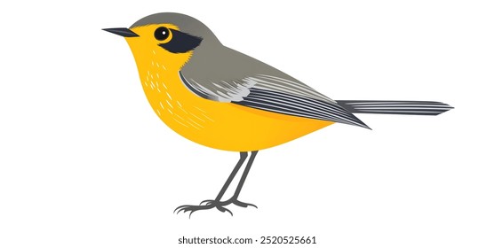 A bird,minimalistic flat vector illustration,plain white background