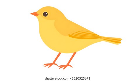 A bird,minimalistic flat vector illustration,plain white background