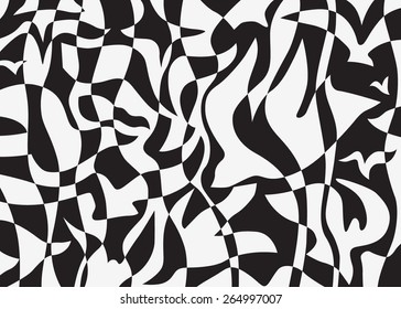 birds - abstract graphic background