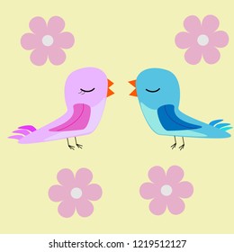 Birds, bird, love, feelings, sparrows, couple