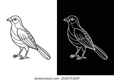 Birds black and white royalty free vector icon silhouettes. Dove Icon on Black and White Vector Background.