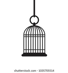 Birds cage vector