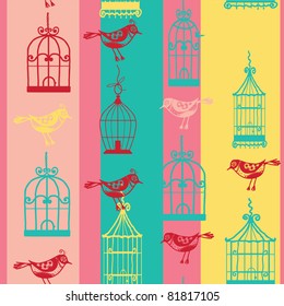 birds and cages
