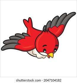 birds cartoon colorfull vector illustration