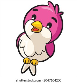 birds cartoon colorfull vector illustration