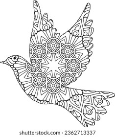 birds coloring page for adult,Cockatoo parrot line contour for coloring book.
Coloring page of two parrots in love and floral background with flowers. Freehand sketch drawing for Valentine's Day vinta