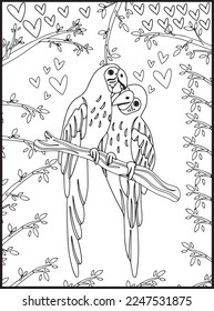 Birds Coloring Pages for Kids