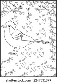 Birds Coloring Pages for Kids