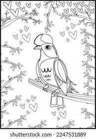 Birds Coloring Pages for Kids