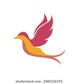Vogelkolorierung Vektorgrafik Design Illustration