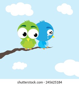  birds crying 