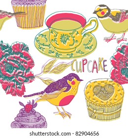 birds and cupcakes