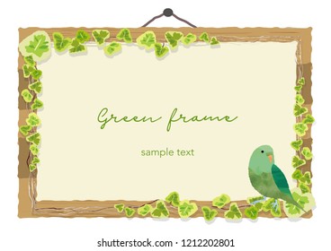 Bird's cute frame