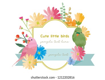 Bird's cute frame