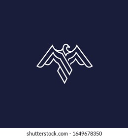 Logo-Vektorillustration für Vögel