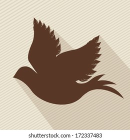 birds design over lineal background vector illustration