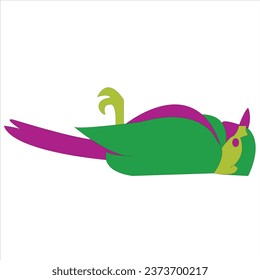 birds in different poses isolated on white background. cute bullfinches birds migration vector graphic. animation the bird is flying. bird logo icon design
