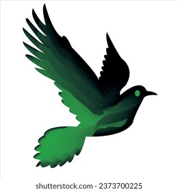 birds in different poses isolated on white background. cute bullfinches birds migration vector graphic. animation the bird is flying. bird logo icon design