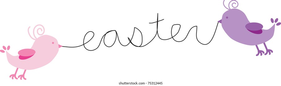 Birds With Easter String