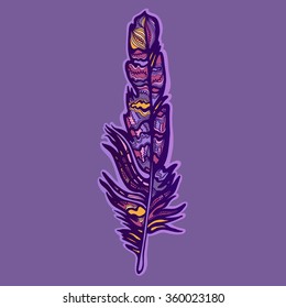 Bird's feather.