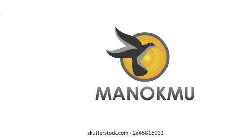 BIRDS FLY FREE INTO SPACE LOGO